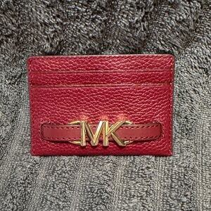 Michael Kors Card Wallet with Gold Logo